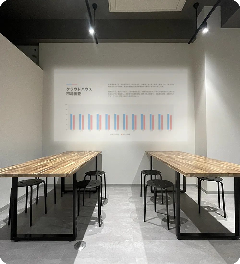 クラウドハウス木更津駅前店 内観